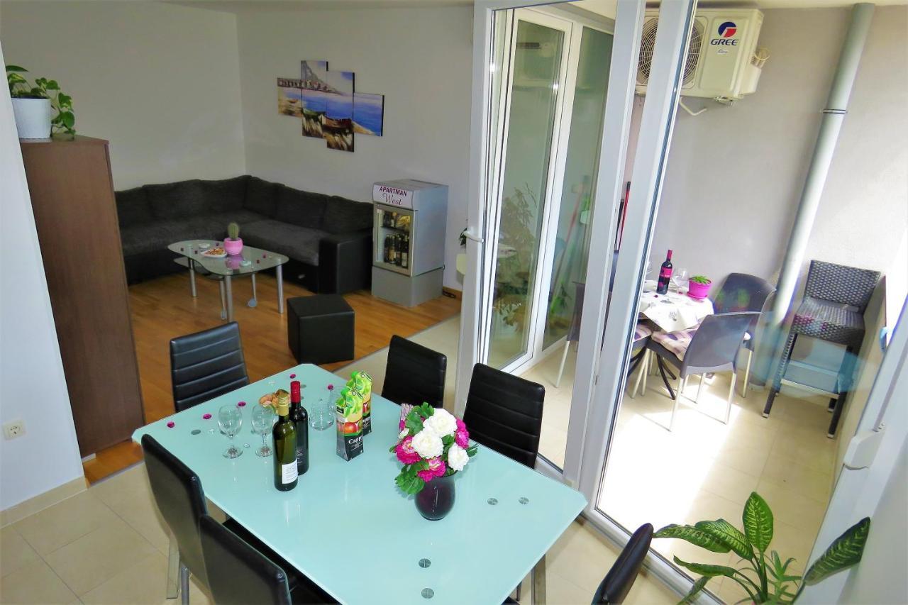 Apartment West 马卡尔斯卡 外观 照片